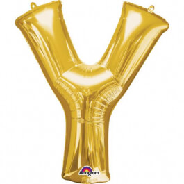 Μπαλόνι Γράμμα "Y" μικρό - Anagram - χρυσό - Κωδικός: A3306101 - Anagram