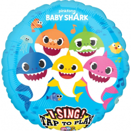 Μπαλόνι με μουσική "Baby Shark" 71εκ. - Κωδικός: A4076501 - Anagram