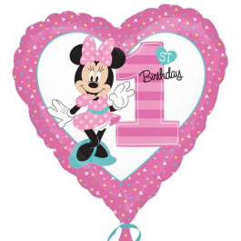 Μπαλόνι Foil "1st Birthday Minnie Mouse" 43εκ. - Κωδικός: A3435001 - Anagram