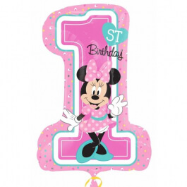Μπαλόνι Foil "1st Birthday Minnie Mouse" 71εκ. - Κωδικός: A3435201 - Anagram