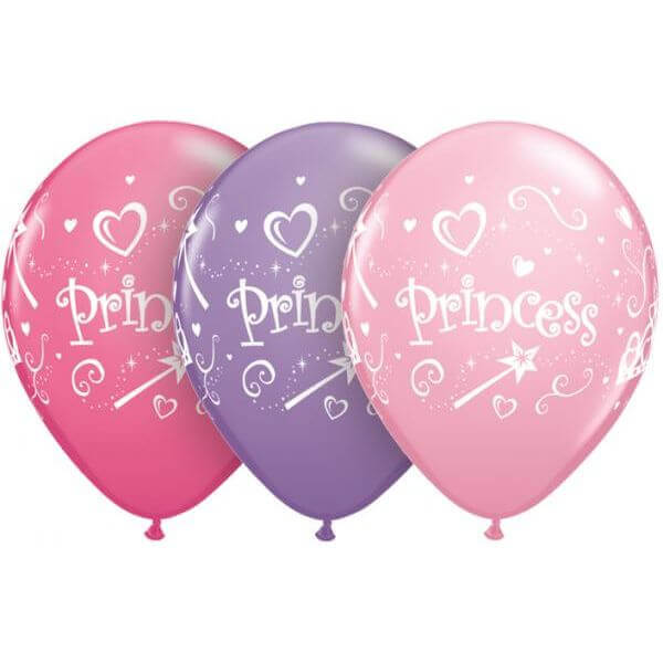 Μπαλόνια Latex "Princess" 28εκ. (6 τεμάχια) - Κωδικός: 20276 - Qualatex