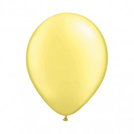 Μπαλόνια Qualatex "Περλέ Lemon Chiffon" 28εκ. - Κωδικός: 43776 - Qualatex