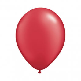 Μπαλόνια Qualatex "Περλέ Ruby Red" 28εκ. - Κωδικός: 43785 - Qualatex