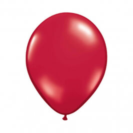 Μπαλόνια Qualatex "Διάφανο Ruby Red" 28εκ. - Κωδικός: 43792 - Qualatex