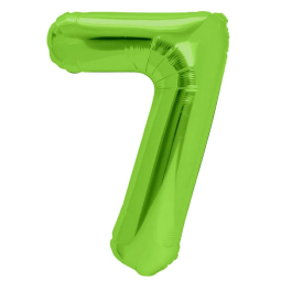 Μπαλόνια Αριθμοί - Μπαλόνι αριθμός Νούμερο "7" μεγάλο - πράσινο - Κωδικός: 128602 - SmileStore