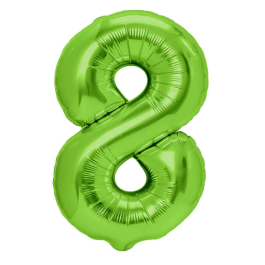 Μπαλόνια Αριθμοί - Μπαλόνι αριθμός Νούμερο "8" μεγάλο - πράσινο - Κωδικός: 128619 - SmileStore