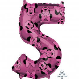 Μπαλόνι αριθμός Νούμερο "5" μεγάλο - Anagram - Minnie Mouse - Κωδικός: A4014001 - Anagram
