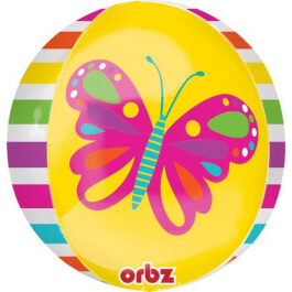 Μπαλόνι Foil ORBZ σφαιρικό "Πεταλούδα" 43εκ. - Κωδικός: A28138 - Anagram