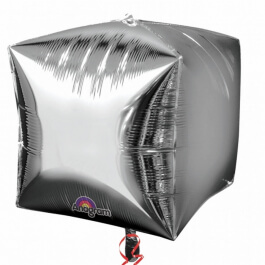 Μπαλόνι Foil Cubez 40εκ - Ασημί - Κωδικός: A2833599 - Anagram