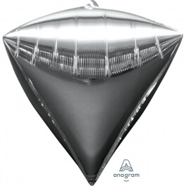 Μπαλόνι Deco Diamondz 43cm - Ασημί - Κωδικός: A2833999 - Anagram