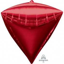 Μπαλόνι Deco Diamondz 43cm - Κόκκινο - Κωδικός: A2834499 - Anagram