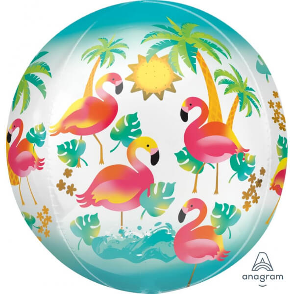 Μπαλόνι Foil ORBZ σφαιρικό "Flamingo" 43εκ. - Κωδικός: A37123 - Anagram