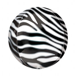 Μπαλόνι Foil ORBZ σφαιρικό "Zebra" 43εκ. - Κωδικός: A4210701 - Anagram