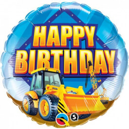 Μπαλόνι Foil "Birthday Construction Zone" 46εκ. - Κωδικός: 36487 - Qualatex