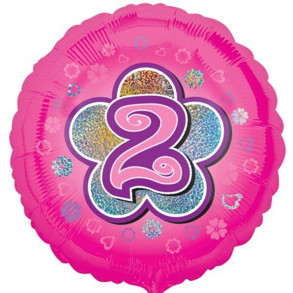 Μπαλόνι Foil "No2 Pink Flower" 46εκ. - Κωδικός: A2954401 - Anagram
