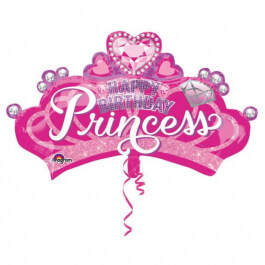 Μπαλόνι Foil "Princess Crown and Gem" 81εκ. x 48εκ. - Κωδικός: A3457101 - Anagram