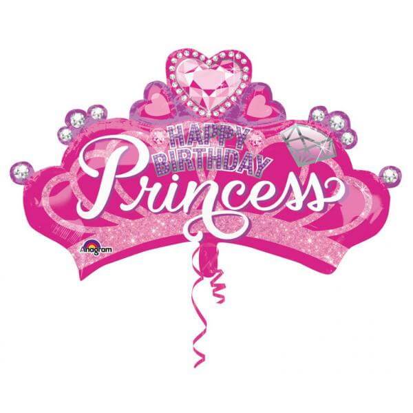 Μπαλόνι Foil "Princess Crown and Gem" 81εκ. x 48εκ. - Κωδικός: A3457101 - Anagram