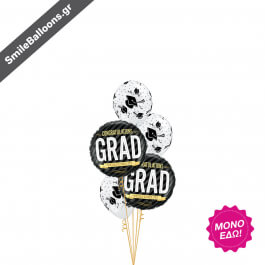 Μπουκέτο μπαλονιών "Congratulations Grad" - Κωδικός: 9511022 - SmileStore