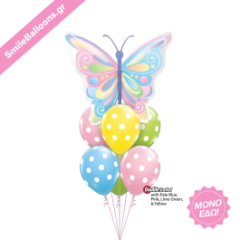 Μπαλόνια για Γιορτή της Μητέρας - Μπουκέτο Μπαλονιών "Flutter On" - Κωδικός: 9513021 - SmileStore