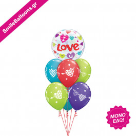 Μπουκέτο μπαλονιών "Love You" - Κωδικός: 9521086 - SmileStore