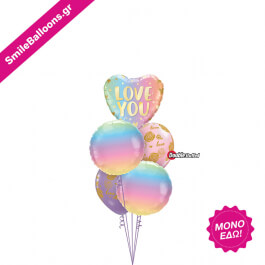 Μπουκέτο μπαλονιών "You and Me Are Meant to Be" - Κωδικός: 9521157 - SmileStore