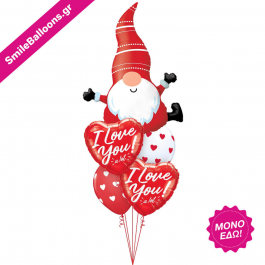 Μπουκέτο μπαλονιών "Gnomebody Loves You More" - Κωδικός: 9521189 - SmileStore