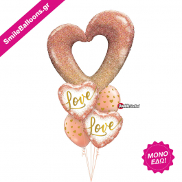 Μπουκέτο μπαλονιών "You Have My Heart" - Κωδικός: 9521207 - SmileStore