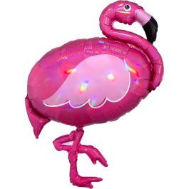 Διάφορα - Θεματικά - Μπαλόνι Foil "Iridescent Pink Flamingo" 83εκ. - Κωδικός: A39378 - Anagram