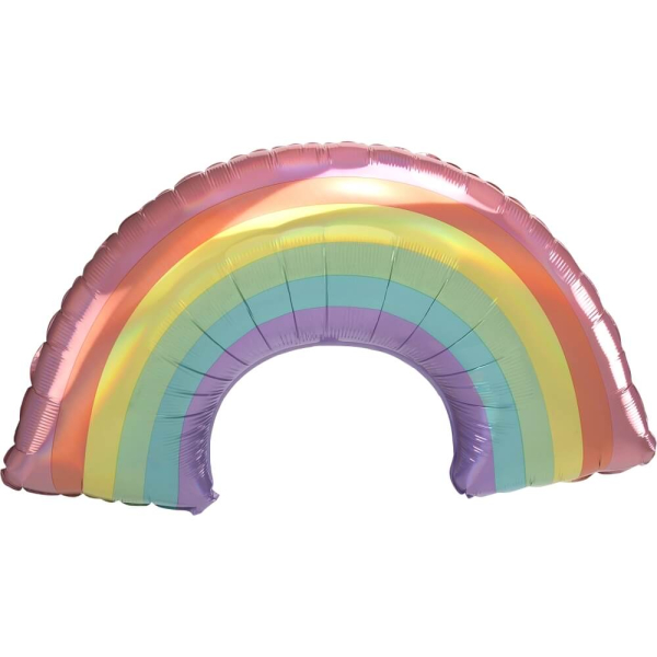 Γενέθλια - Μπαλόνι Foil "Iridescent Pastel Rainbow" 86εκ. - Κωδικός: A41211 - Anagram