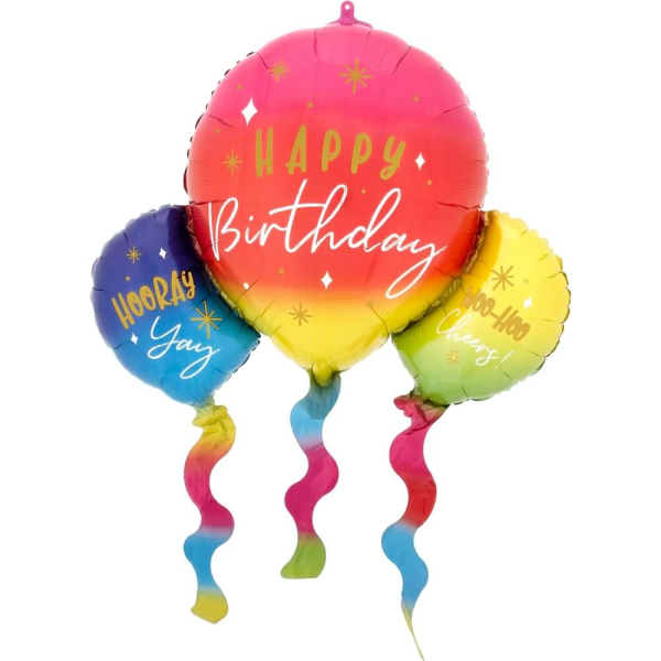 Μπαλόνια Γενεθλίων - Μπαλόνι Foil "Birthday Fun Balloons" 91εκ. - Κωδικός: A41566 - Anagram