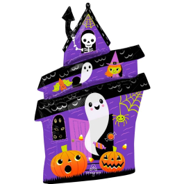 Μπαλόνι Foil "Halloween Haunted House" 81εκ. - Κωδικός: A44813 - Anagram