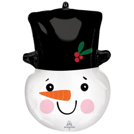 Μπαλόνι Foil "Smiley Snowman" 58εκ. - Κωδικός: A43340 - Anagram