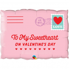 Μπαλόνι Foil "Addressed To My Sweetheart" 76εκ. - Κωδικός: 21085 - Qualatex