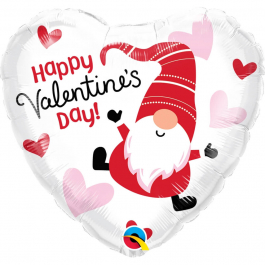 Μπαλόνι Foil "Valentine's Day Gnome" 46εκ. - Κωδικός: 21507 - Qualatex