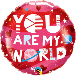 Μπαλόνι Foil "You Are My World" 46εκ - 97171