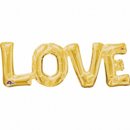 Μπαλόνι Λέξη "love" μεγάλο - Anagram - χρυσό - Κωδικός: A3376701 - Anagram