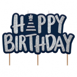 Κερί "Happy Birthday A Reason To Celebrate" 10.8εκ. - Κωδικός: M172409 - Amscan