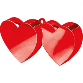 Διακοσμητική βάση για μπαλόνια - Διπλές Καρδιές κόκκινο - Κωδικός: A11711 - Anagram