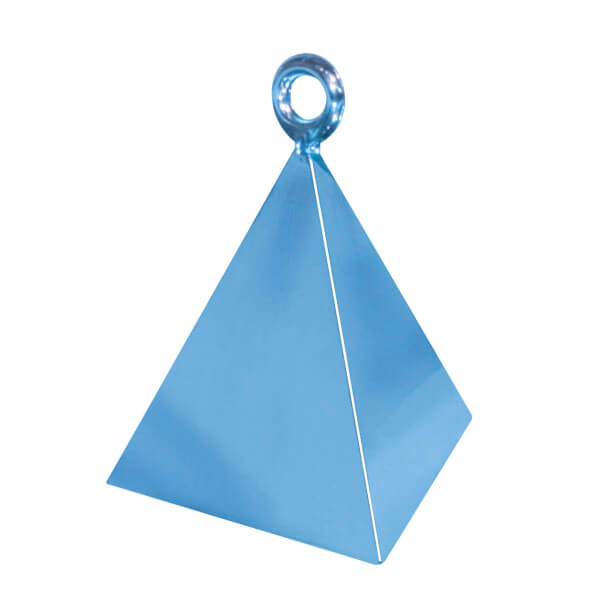 Διακοσμητική βάση πυραμίδα για μπαλόνια - Σιέλ - Κωδικός: 14742 - Qualatex